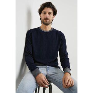 Rails‎ Burns Perfect Navy Sweater Large Cotton & Cashmere Blend